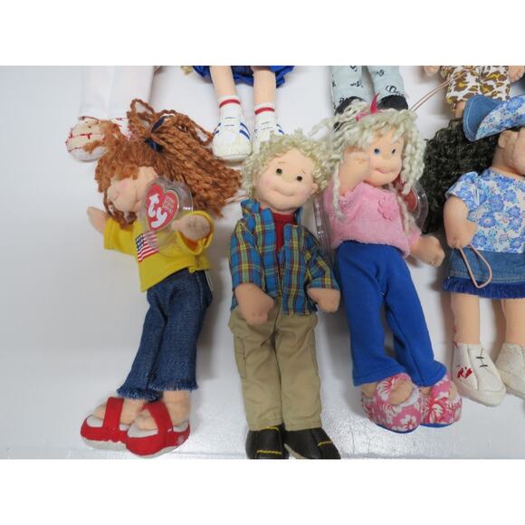 Lot of 12 Ty Teenie Beanie Bopper Dolls w/ Hang Tags - a few with flaws - Picture 2 of 10